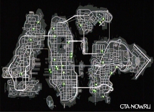 Карта мест GTA 4