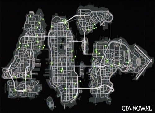 Карта прыжков GTA 4