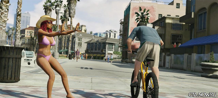 Butt Naked Woman On Grand Theft Auto Iv